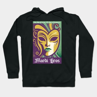 Funny Mardi Gras Purple Green Hoodie